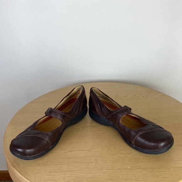 Clarks Mary Jane Loafer Flat Women's 9 Comfortable Supportive Walking Shoe - Picture 4 of 9